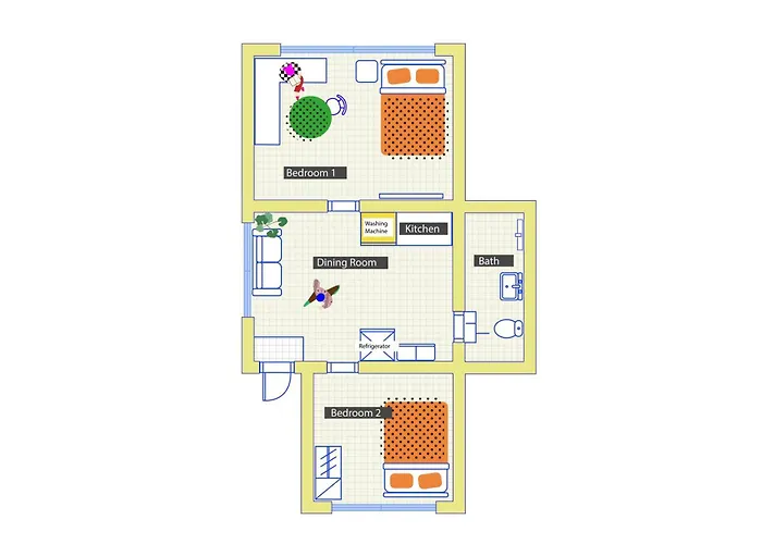 Appartement Hongik Univ Station Greenery Terrace House *